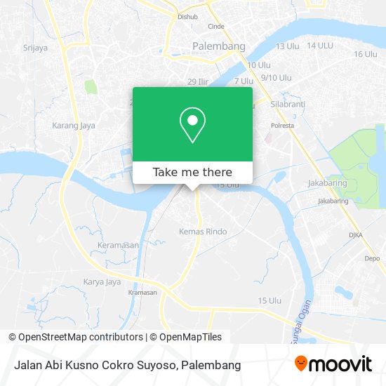 Jalan Abi Kusno Cokro Suyoso map