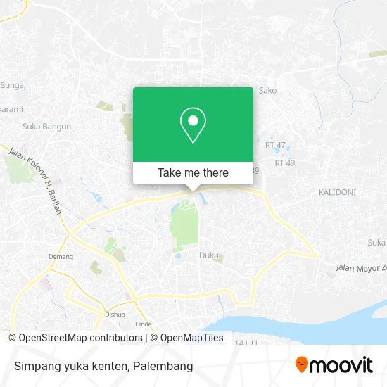 Simpang yuka kenten map