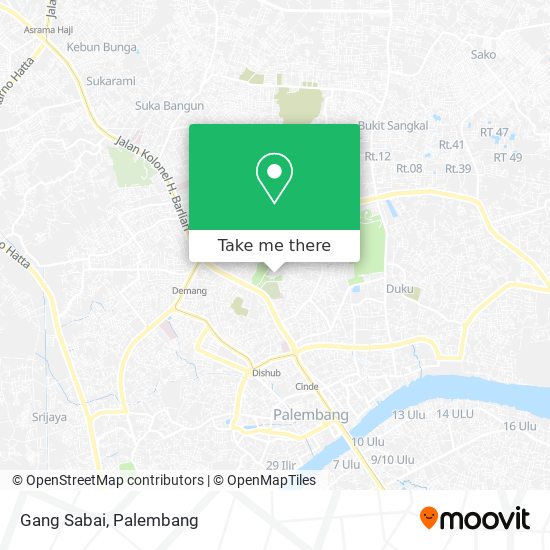 Gang Sabai map