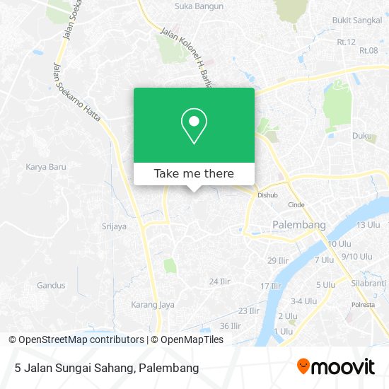 5 Jalan Sungai Sahang map