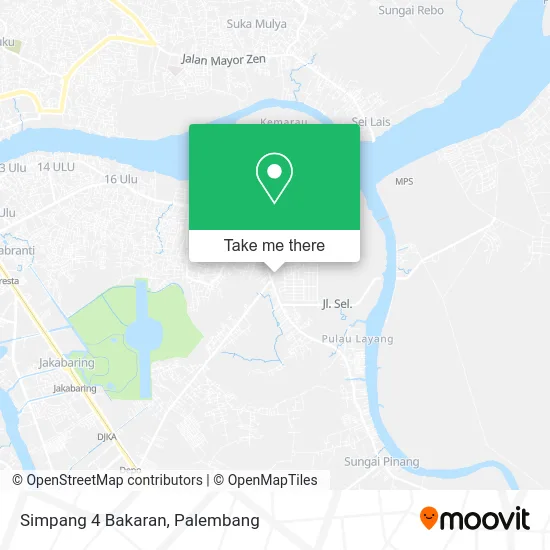 Simpang 4 Bakaran map