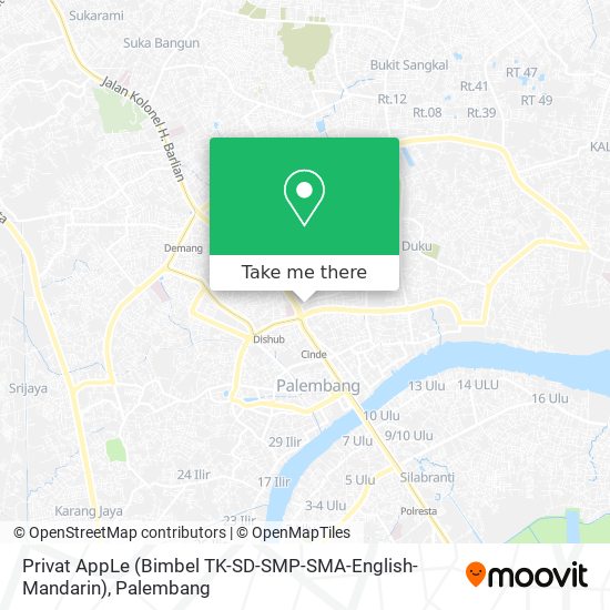 Privat AppLe (Bimbel TK-SD-SMP-SMA-English-Mandarin) map