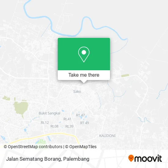 Jalan Sematang Borang map