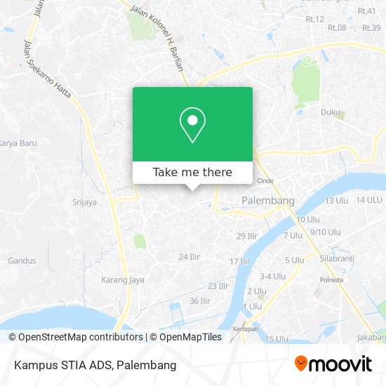 Kampus STIA ADS map