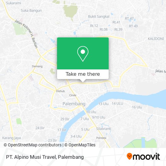 PT. Alpino Musi Travel map