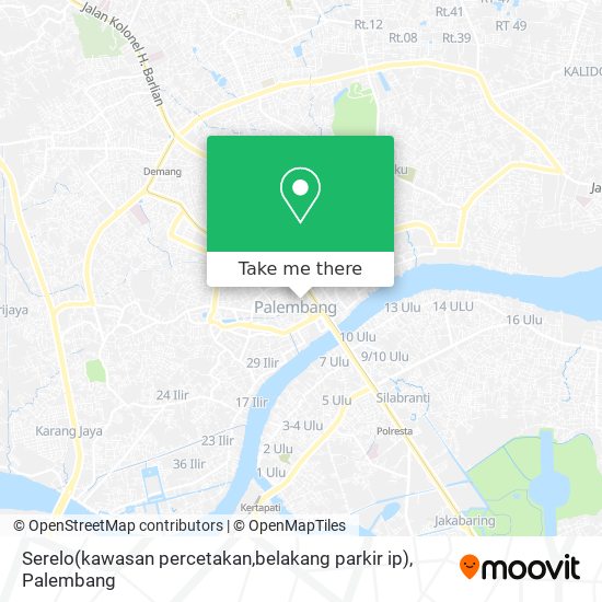 Serelo(kawasan percetakan,belakang parkir ip) map