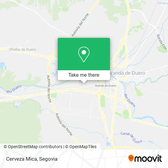 Cerveza Mica map
