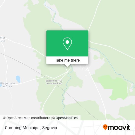 Camping Municipal map