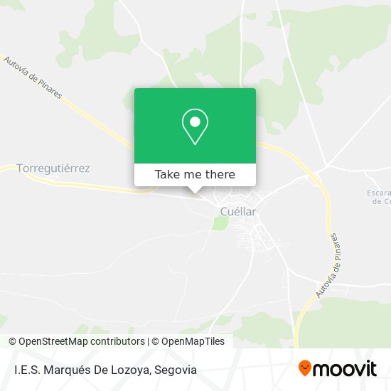 I.E.S. Marqués De Lozoya map