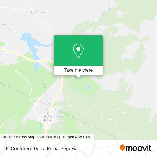 El Costurero De La Reina map