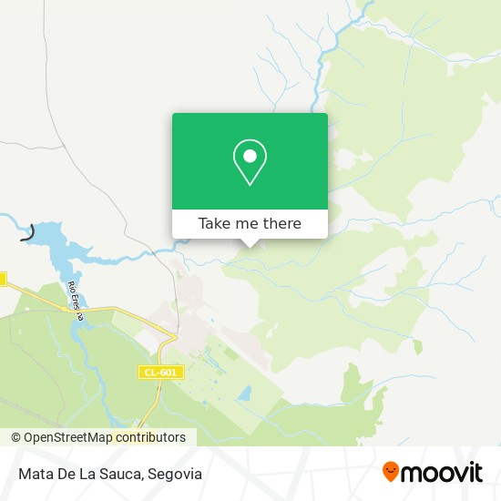 Mata De La Sauca map