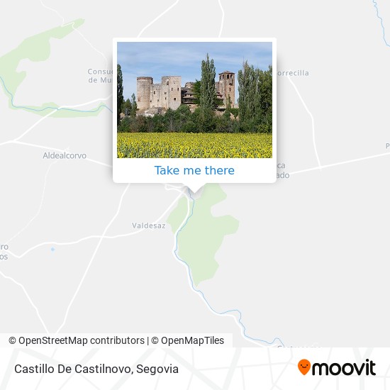 Castillo De Castilnovo map
