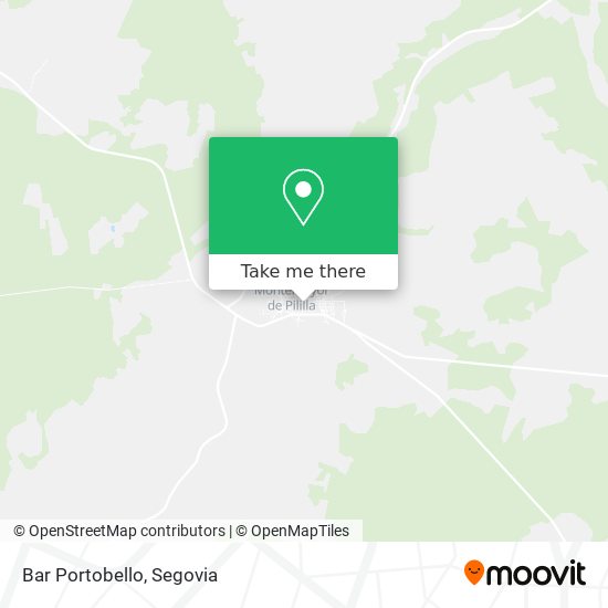 Bar Portobello map