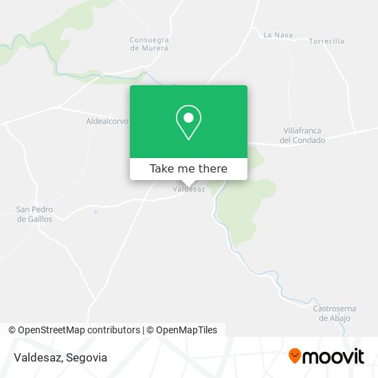 Valdesaz map