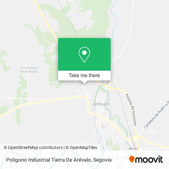 Polígono Industrial Tierra De Arévalo map
