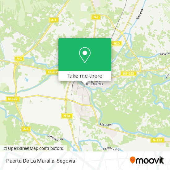 mapa Puerta De La Muralla