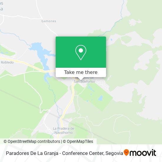 Paradores De La Granja - Conference Center map