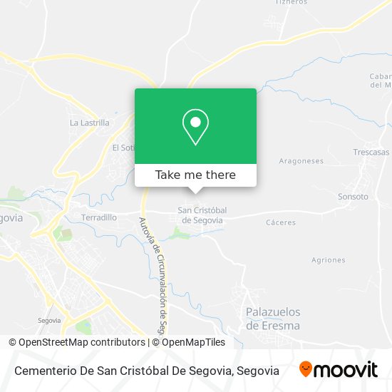 Cementerio De San Cristóbal De Segovia map