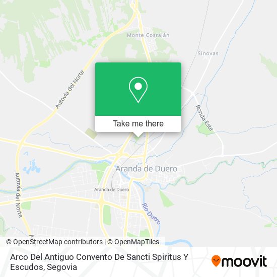 Arco Del Antiguo Convento De Sancti Spiritus Y Escudos map