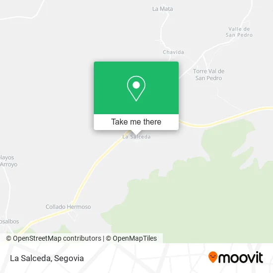 La Salceda map