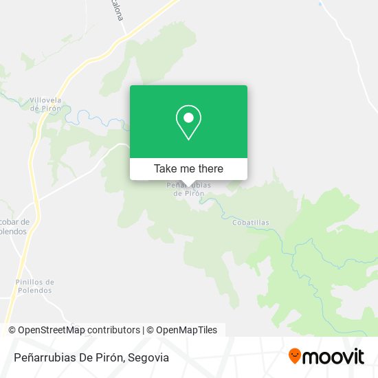 Peñarrubias De Pirón map