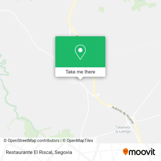 Restaurante El Riscal map