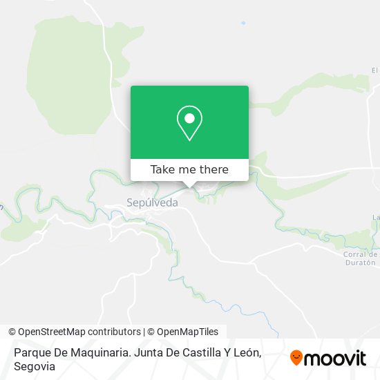 Parque De Maquinaria. Junta De Castilla Y León map