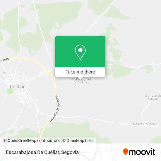 Escarabajosa De Cuéllar map