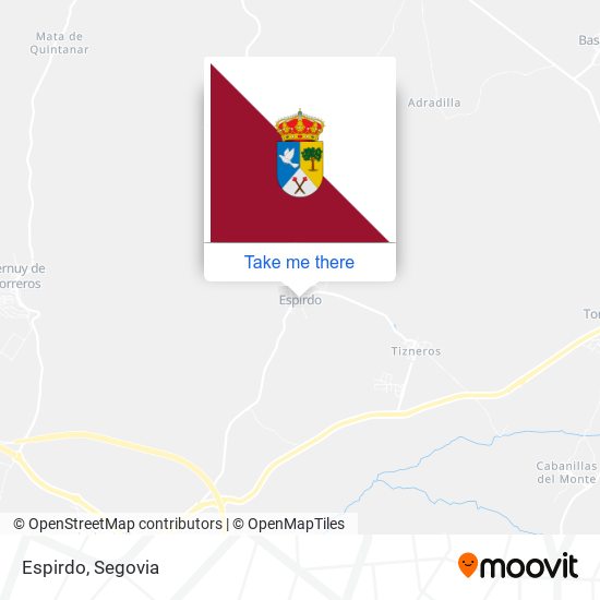 mapa Espirdo