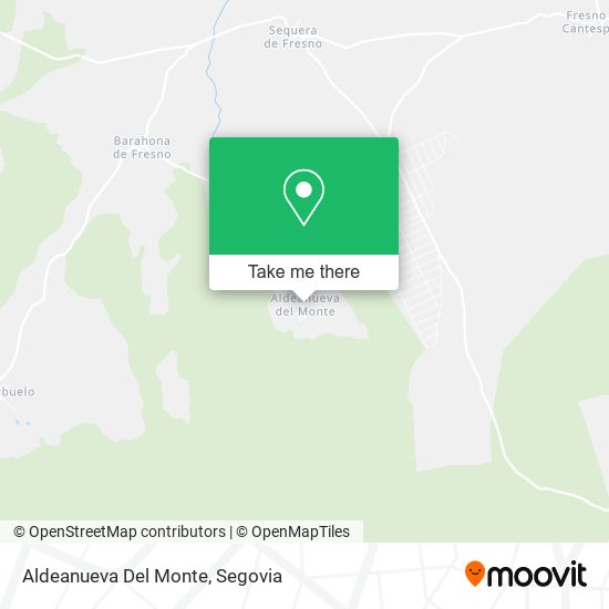 mapa Aldeanueva Del Monte