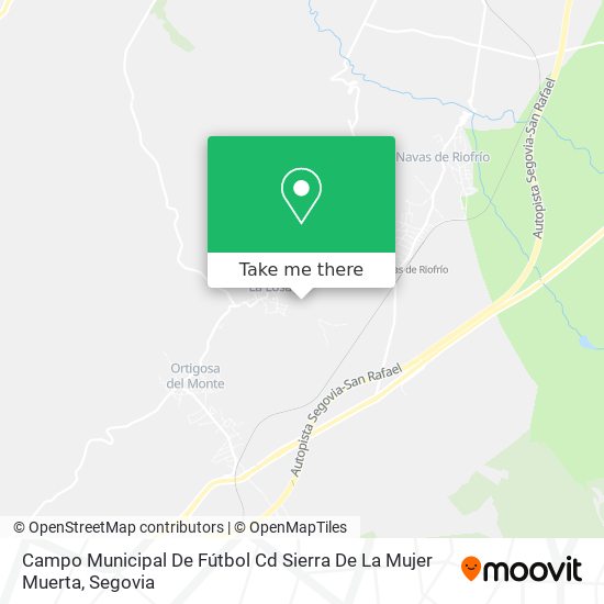 mapa Campo Municipal De Fútbol Cd Sierra De La Mujer Muerta
