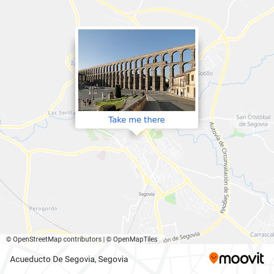 Acueducto De Segovia map