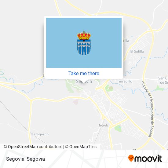 mapa Segovia