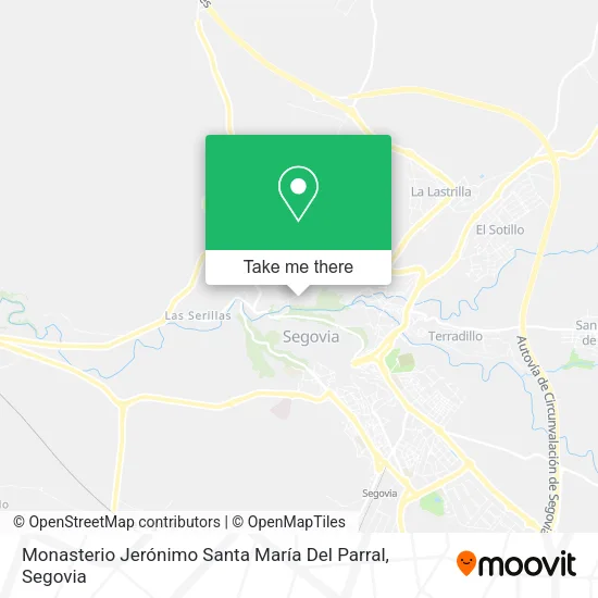 Monasterio Jerónimo Santa María Del Parral map