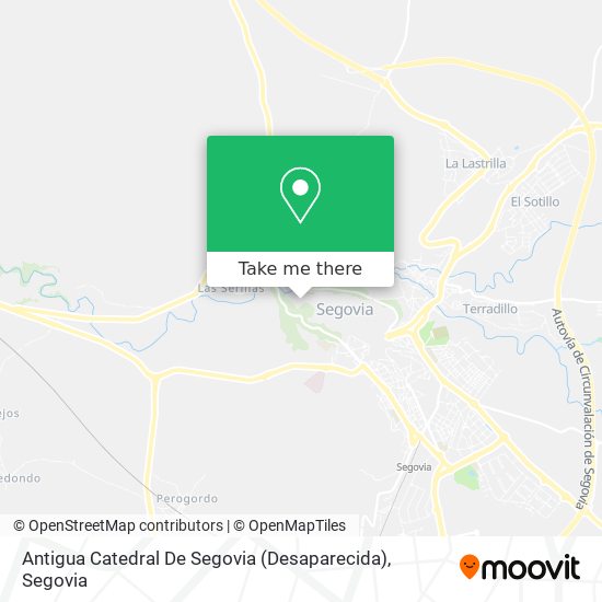 Antigua Catedral De Segovia (Desaparecida) map