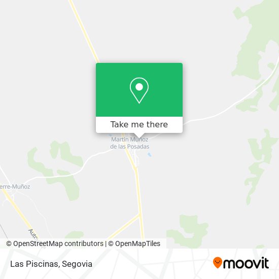 mapa Las Piscinas