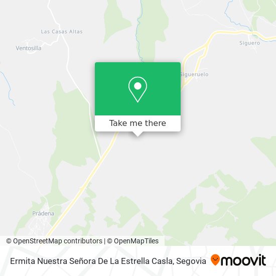 Ermita Nuestra Señora De La Estrella Casla map