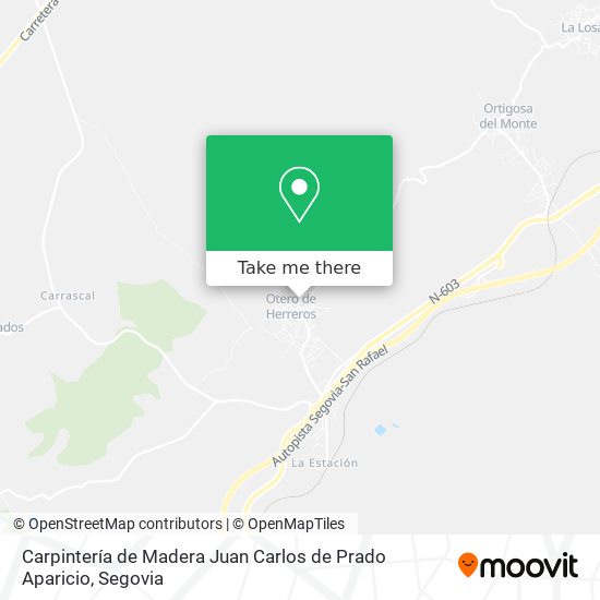 Carpintería de Madera Juan Carlos de Prado Aparicio map