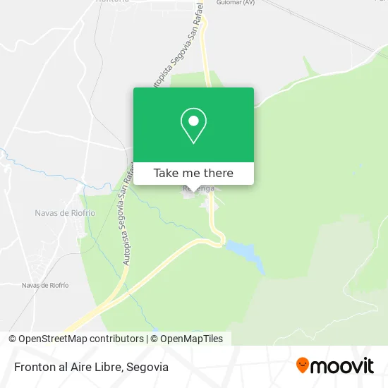 Fronton al Aire Libre map