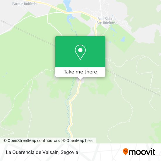 La Querencia de Valsaín map