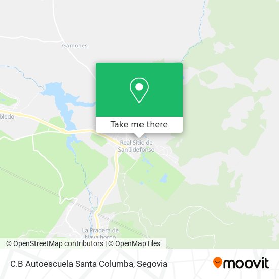 C.B Autoescuela Santa Columba map