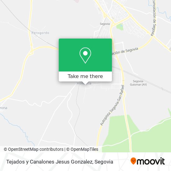 Tejados y Canalones Jesus Gonzalez map