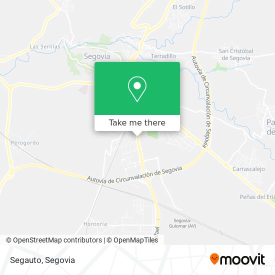 mapa Segauto