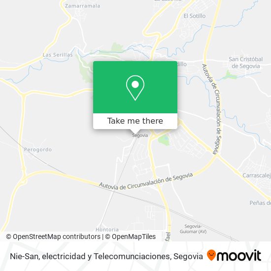 Nie-San, electricidad y Telecomunciaciones map