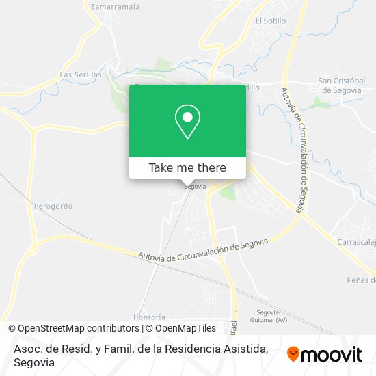 Asoc. de Resid. y Famil. de la Residencia Asistida map