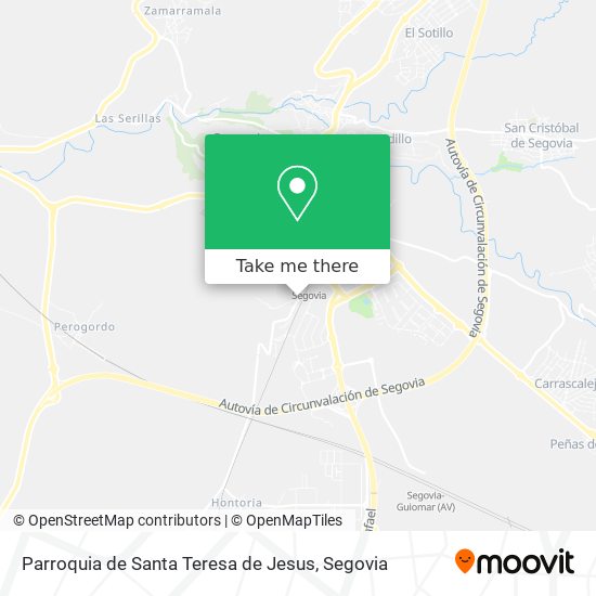 Parroquia de Santa Teresa de Jesus map