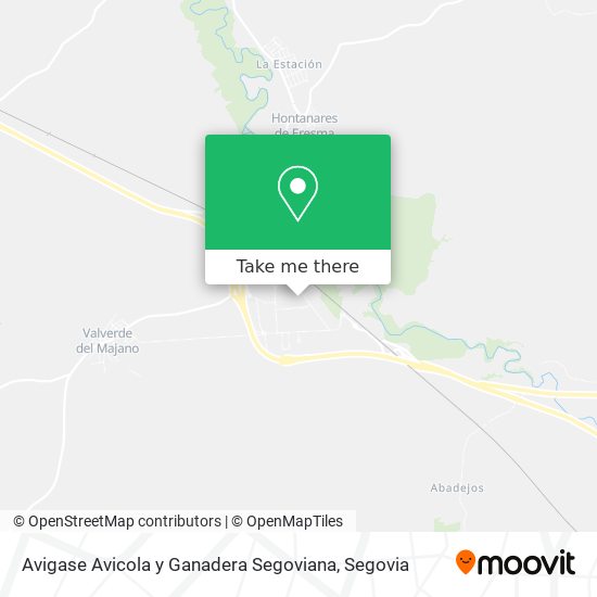 Avigase Avicola y Ganadera Segoviana map