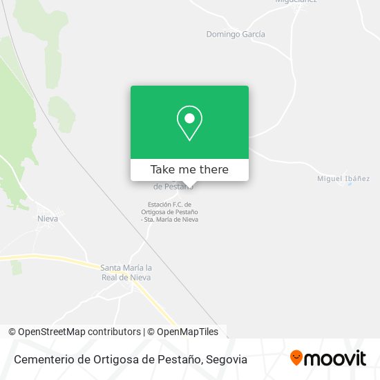 Cementerio de Ortigosa de Pestaño map