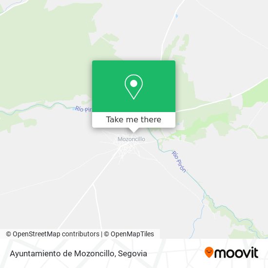 mapa Ayuntamiento de Mozoncillo