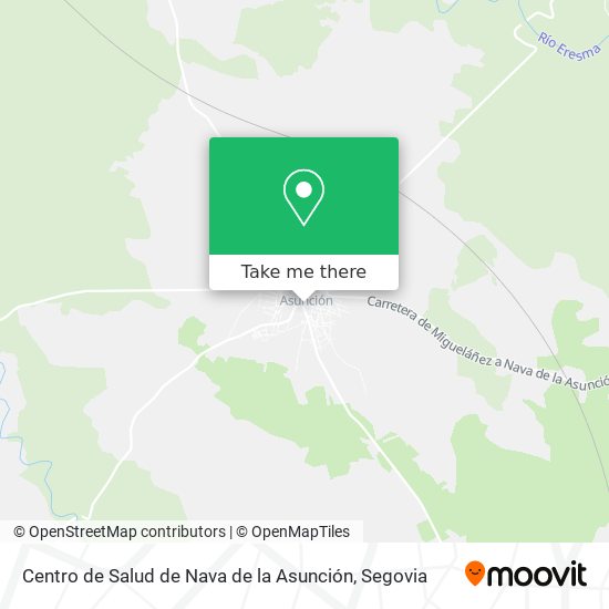 Centro de Salud de Nava de la Asunción map